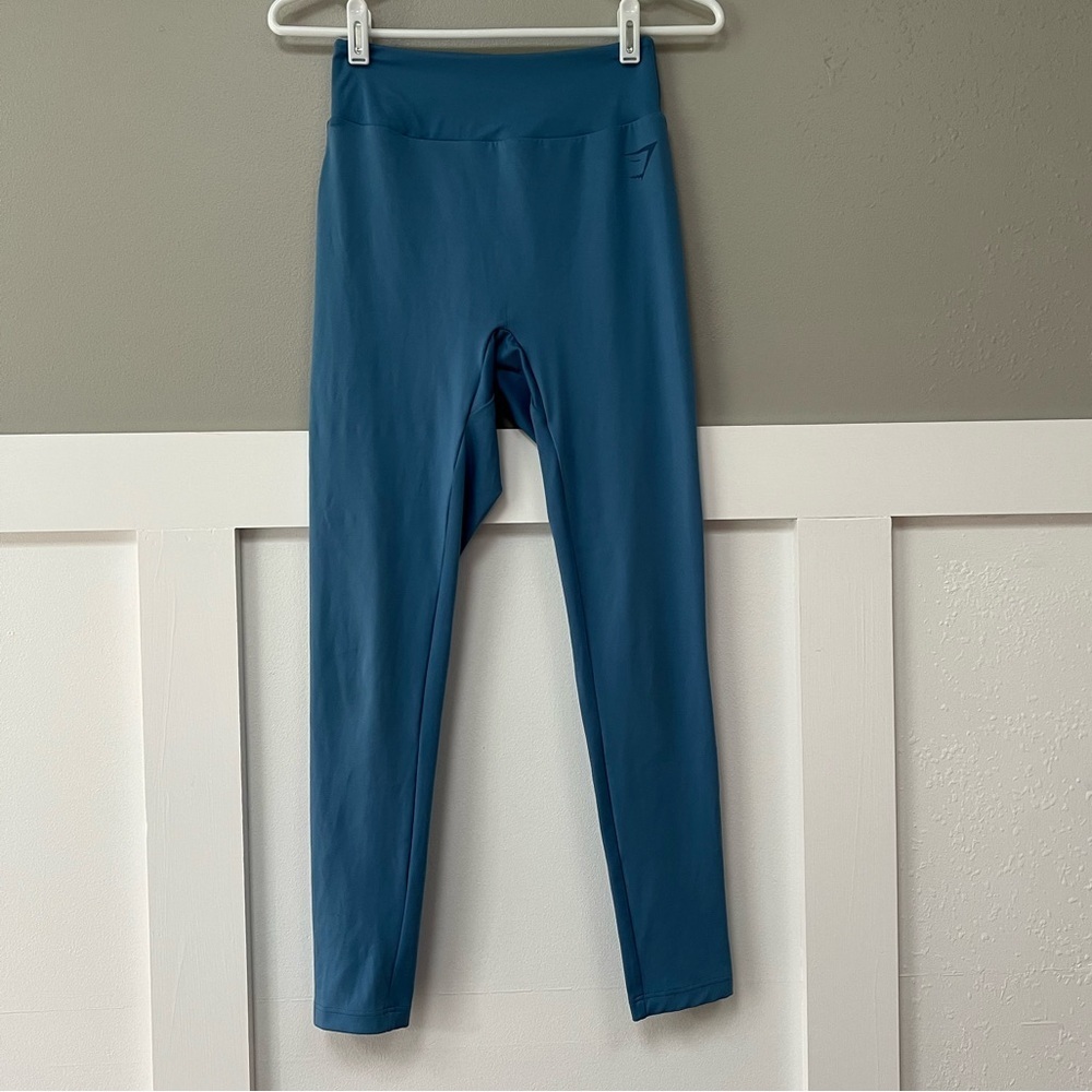 Gymshark Power Regular Leggings in Coastal Blue